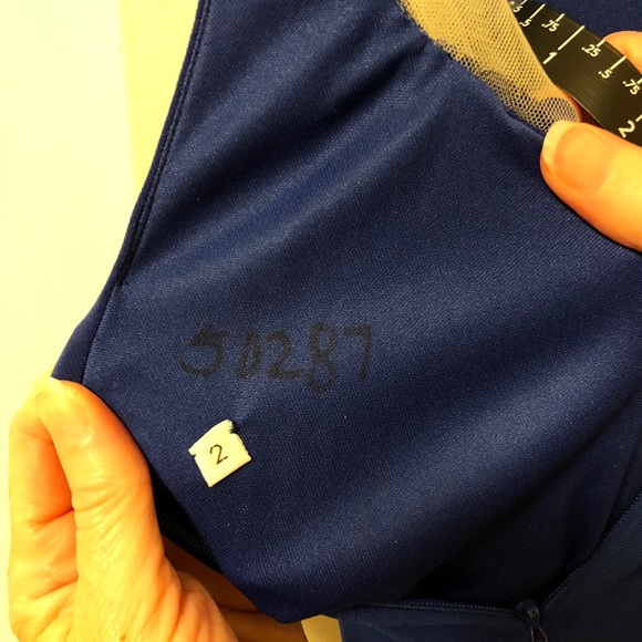 Royal Blue Sherri Hill Prom Dress - Picture 7 of 8